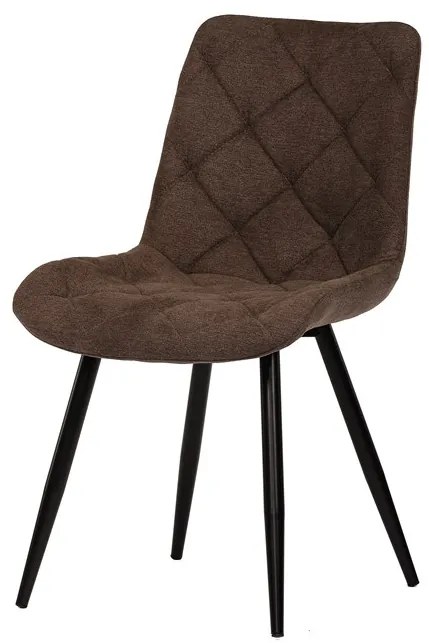 Autronic BONTEC Jedálenská stolička, hnedá, látka, CT-382 BR2 Farba: Hnedá