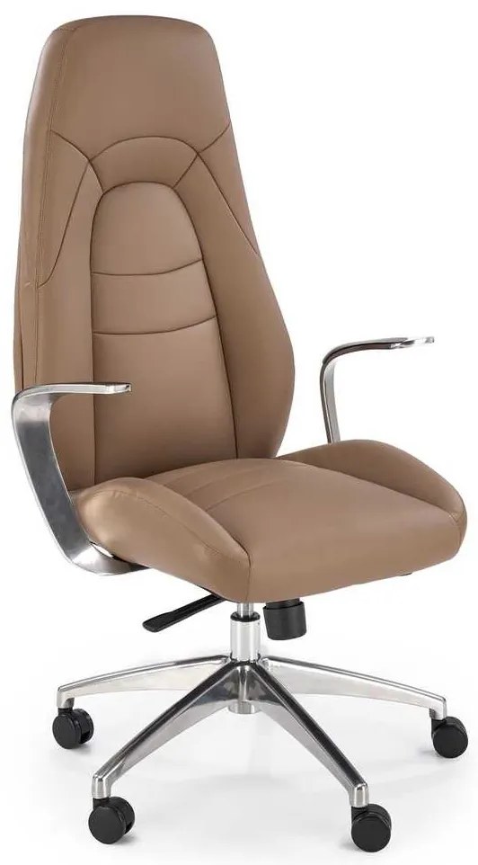 Kancelárske kreslo Sleek, hnedá