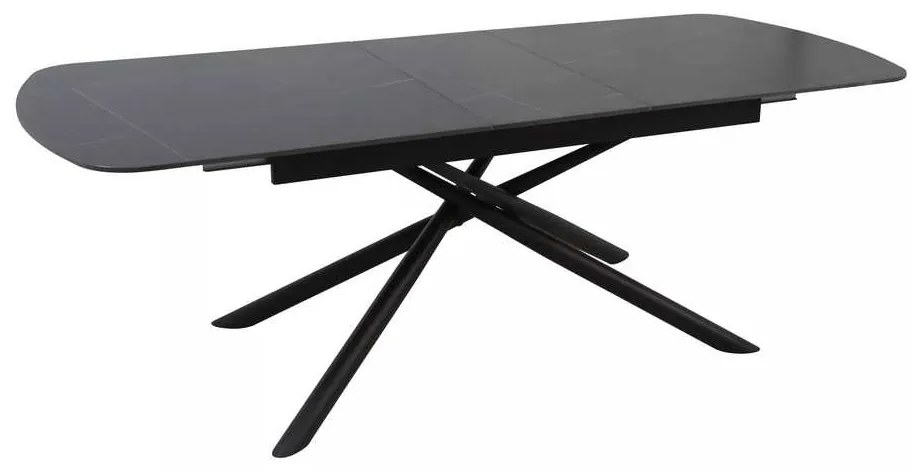 Jedálenský stôl Valmir 160 x 90 cm, čierna