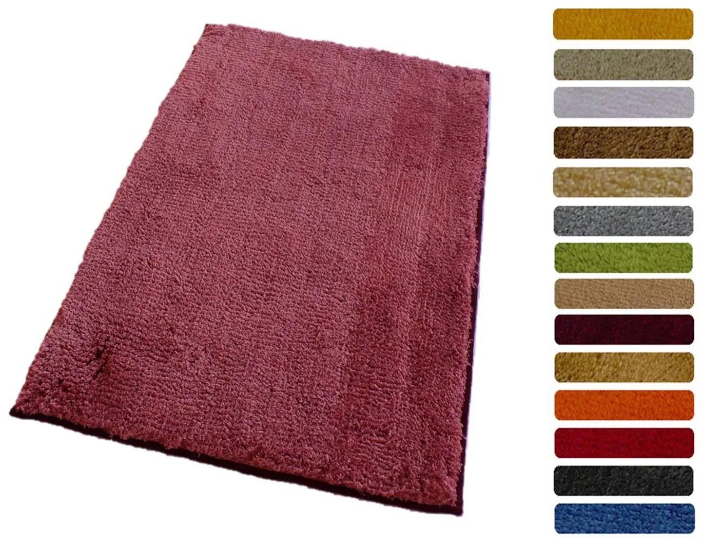 ROUTNER Kúpeľňová predložka COTTON Staroružová 20112 - Staroružová / 50 x 80 cm 20112