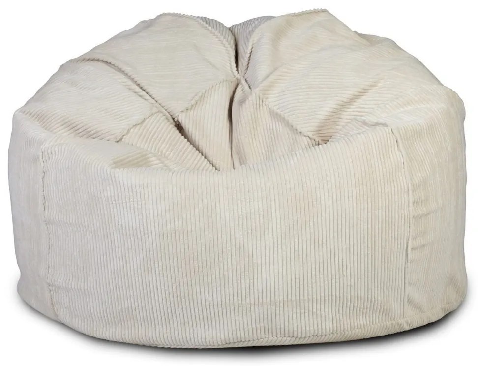 Sedací vak z manšestru – pohodlné kreslo na leňošenie a relax Farba: SZ03 - béžová