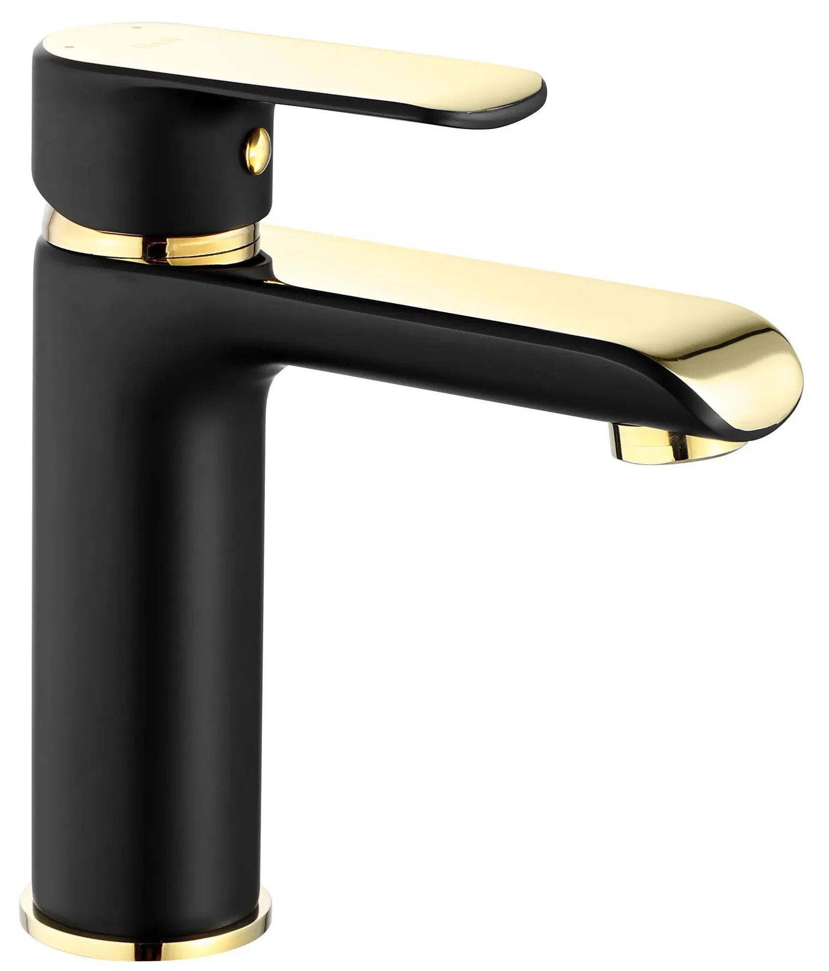 Rea Bloom - umývadlová batéria, čierna-zlatá, REA-B9933