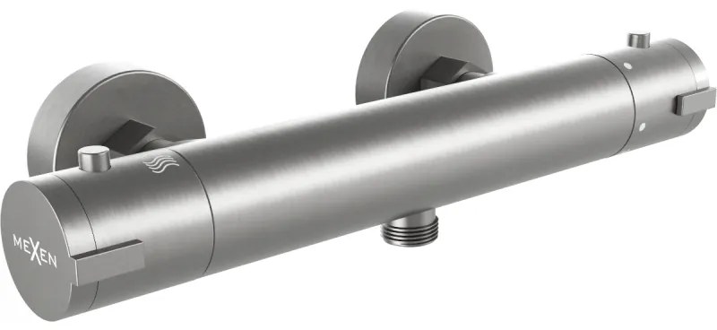Mexen KAI, termostatická sprchová batéria so spodným 1/2