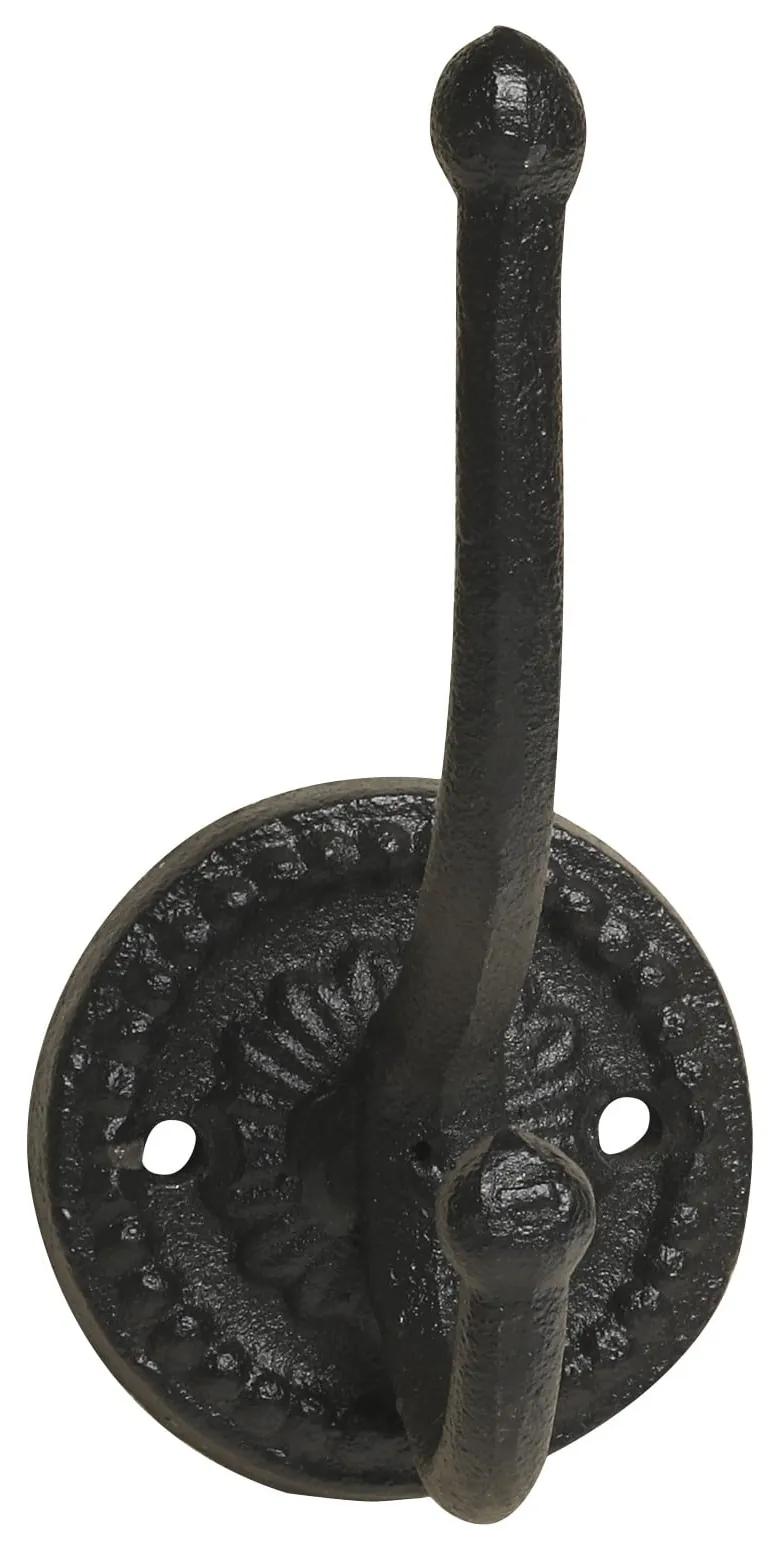 Chic Antique Kovový vešiak Antique Black