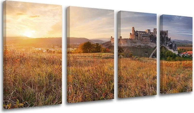 Obraz na stenu 4 dielny SLOVENSKO SK020E41