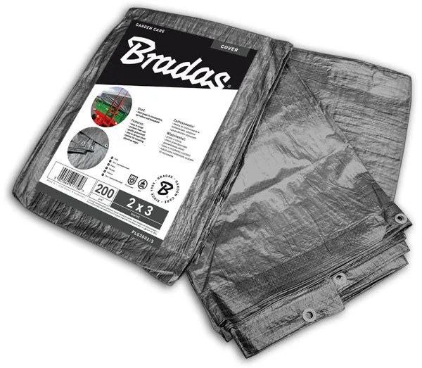 Bradas Krycia plachta strieborná 2x3 m 260 g/m2
