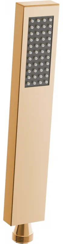 Mexen príslušenstvo - R-02 Ručná sprcha z mosadze, 1-funkčná, ružovo-zlatá, 79500-60