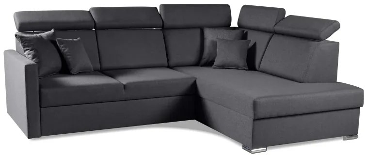 Rohová sedacia súprava Morrison XL, pravá, sivá (tatum 283)