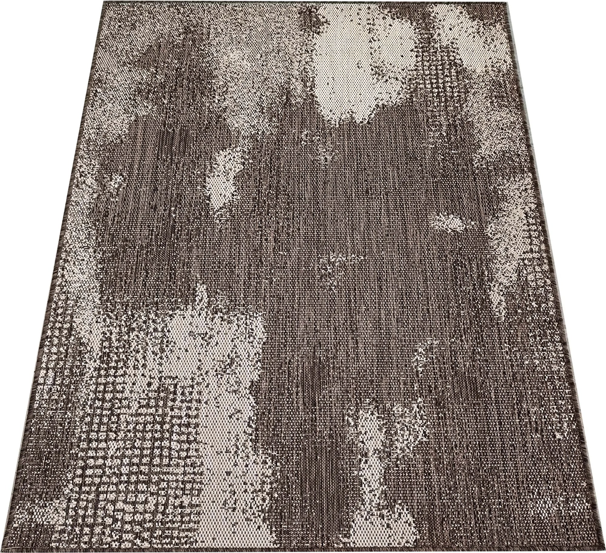 DY ZARA 10 hnedý obojstranný koberec z lana Rozmer: 80x150 cm