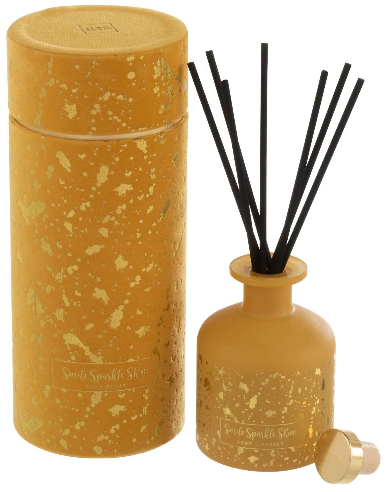 Okrový difuzér v darčekovej zamatovej krabičke Mimosa & Rosa - 150ml