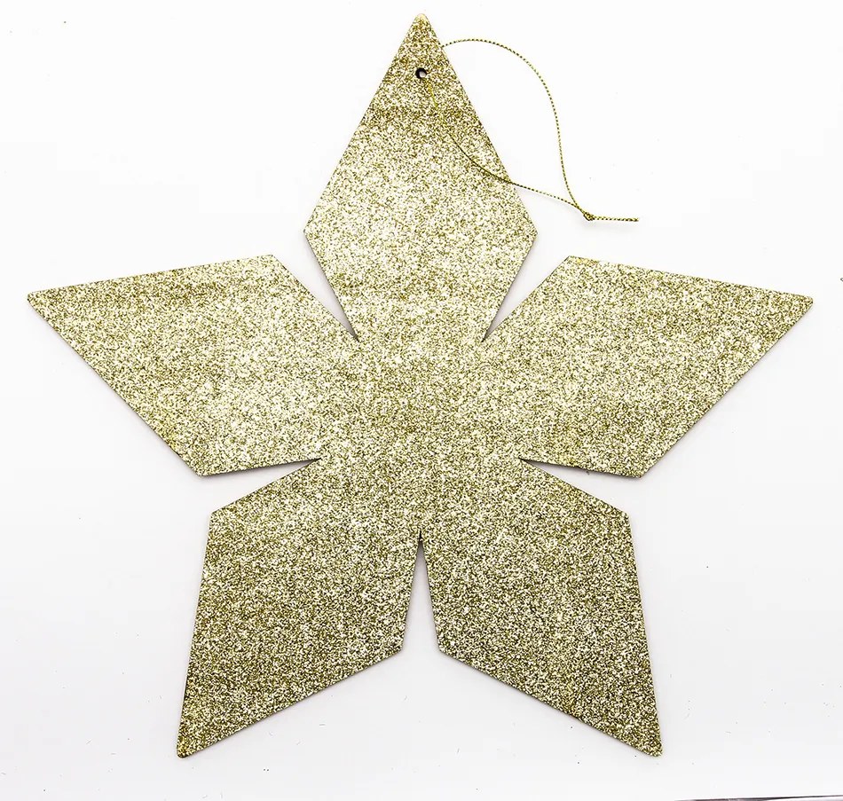 DECOLED Zlatá hviezda, 2D, 60 cm