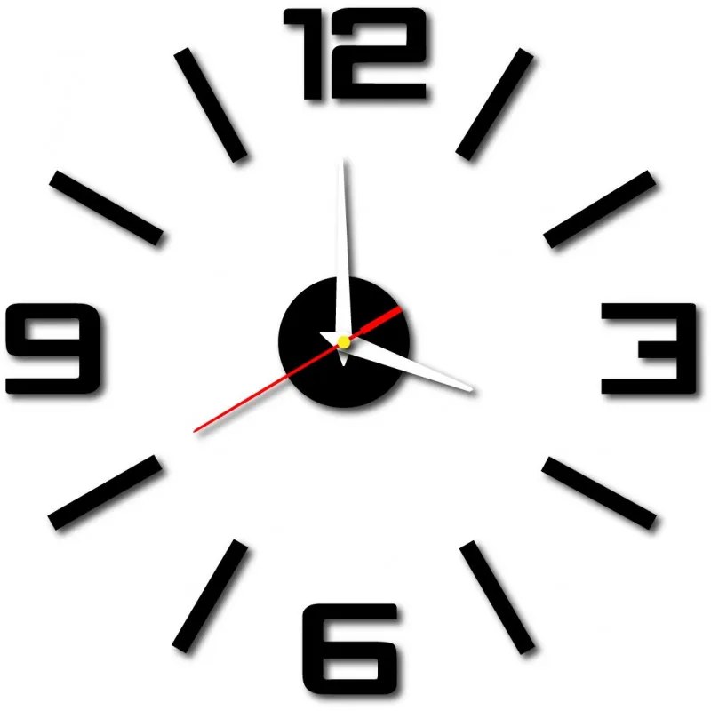 Nástenné hodiny Quartz, nalepovacie dekorácie na stenu I SENTOP X0033