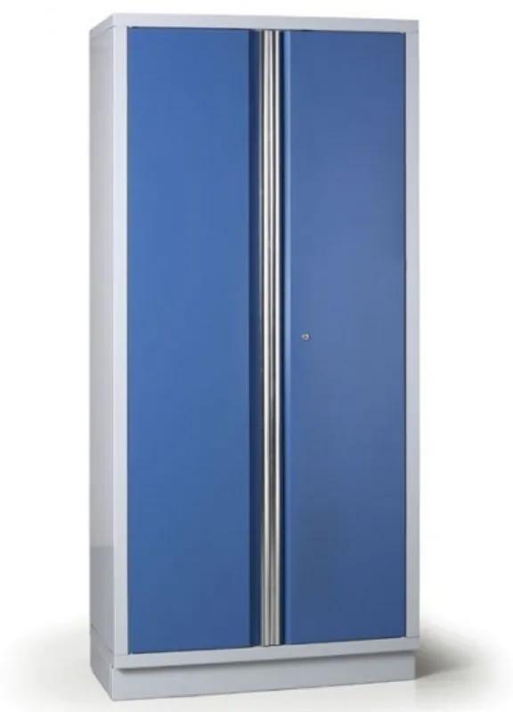 Policová dielenská skriňa 2-dverová EXPERT, 4 police, zámok, 915 x 458 x 2000 mm