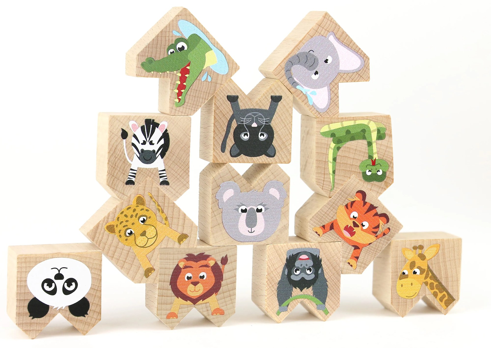 Milaniwood - Drevená balančná hra - divoké zvieratká