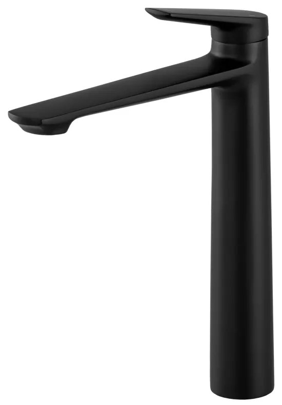 Gamma Evo, vysoká umývadlová batéria h-286, čierna matná, GMA-BEUW-BK