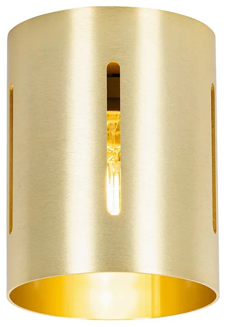 Dizajnové stropné svietidlo zlaté - Yana