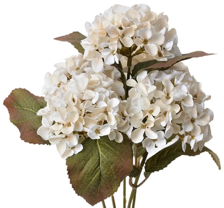 Biela umelá kvetina hortenzie Hydrangea - 18*16*44 cm