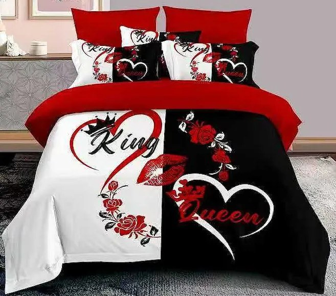 Obliečky King a Queen C Bavlna 7-dielna súprava