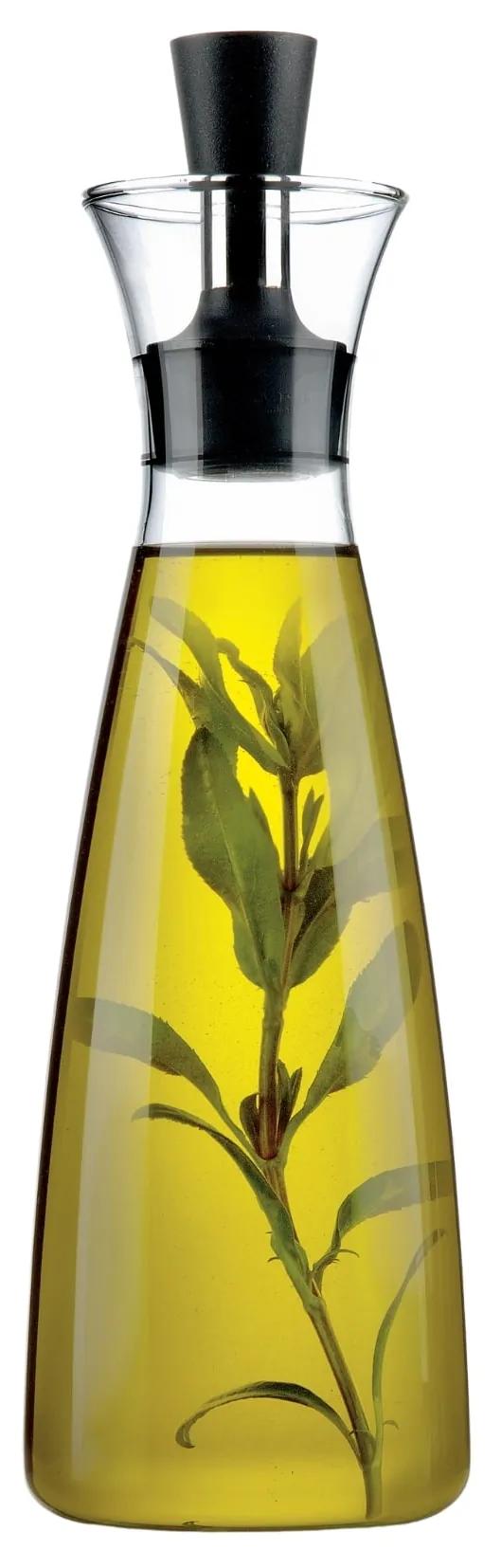 Eva Solo Sklenená flaša na olej/ocot s lievikom Drip-free 0,5 l