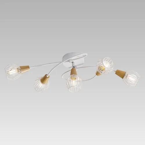 Moderné svietidlo PREZENT TAMETA WHITE WOOD 27506