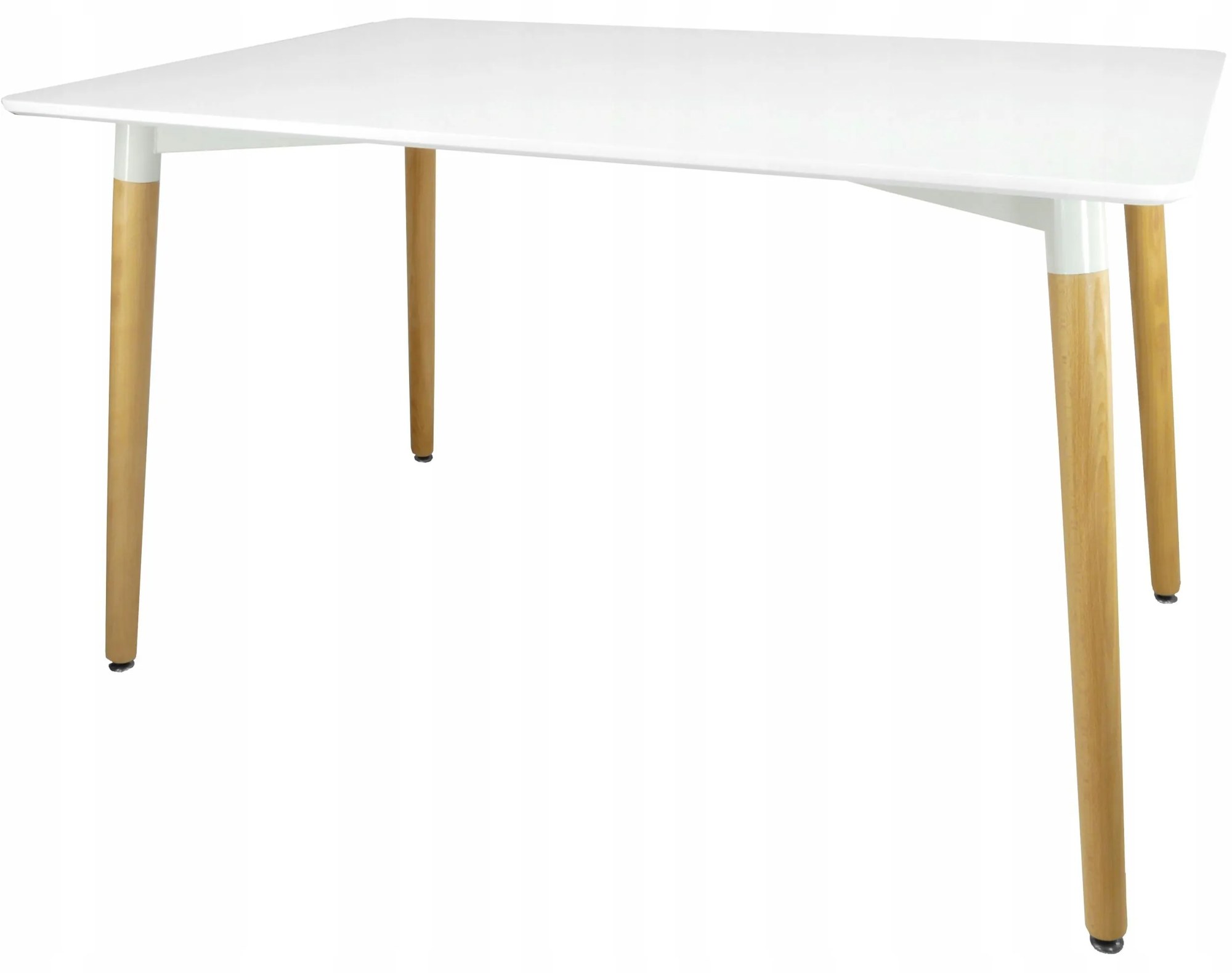 Jedálenský stôl Molly S (biela + prírodná). Akcia -29%. Vlastná spoľahlivá doprava až k Vám domov. 1071407