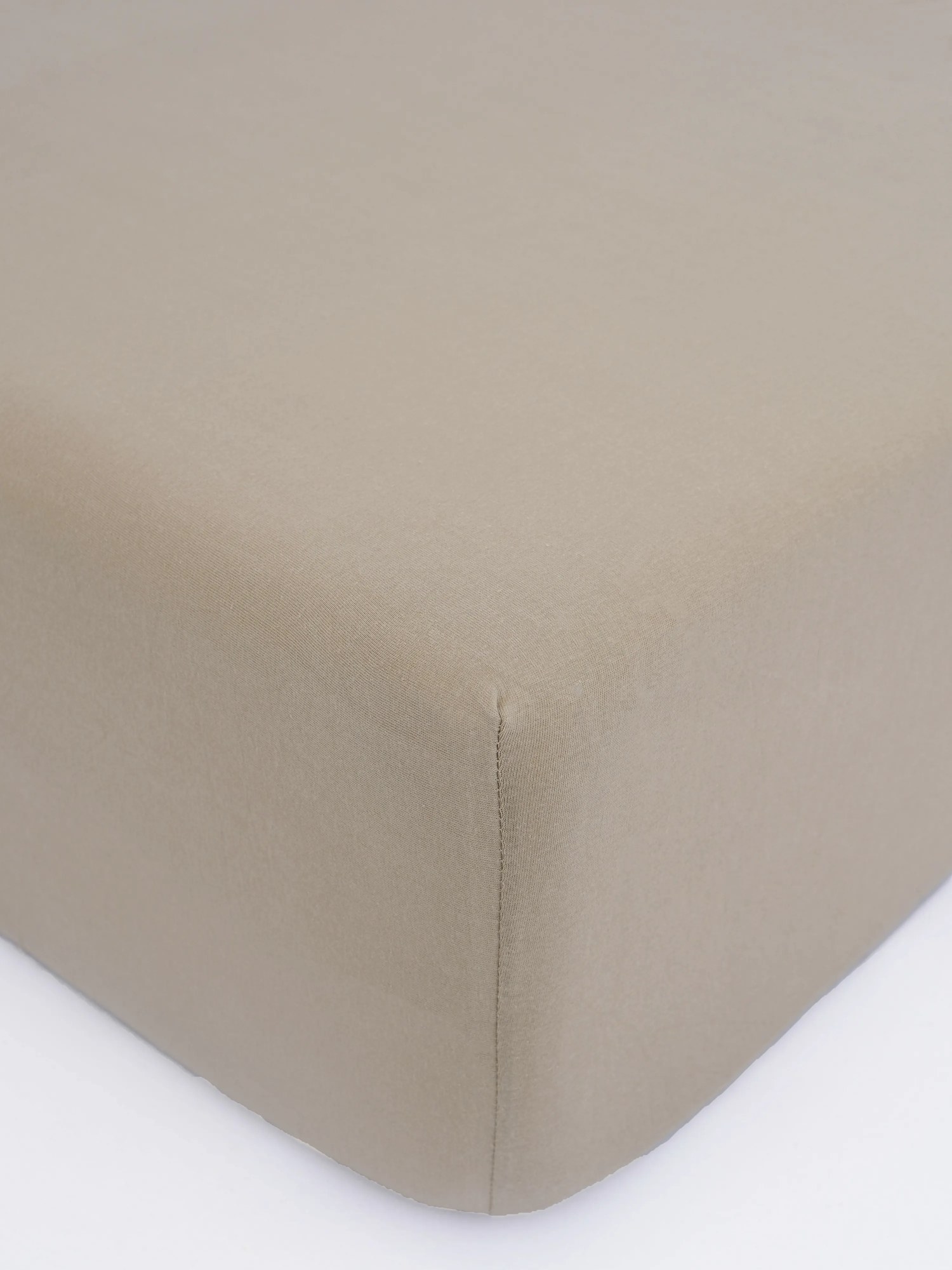 Jersey plachta do postieľky Classic 70 x 140 cm – sivohnedá