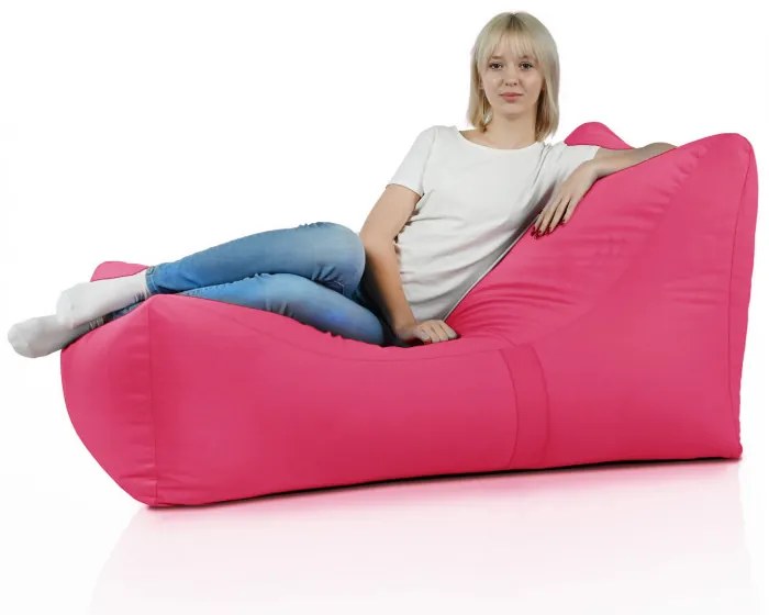Sedací vak Atény Plyš Farba: Ružový