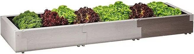 Juwel Timber Vysoký záhon - rozšírenie, plast, 60 × 20 cm
