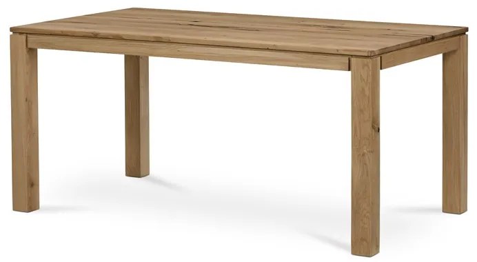Autronic BONTEC Jedálenský stôl 160x90cm, masív, dub, DS-F160 DUB Farba: Prírodné