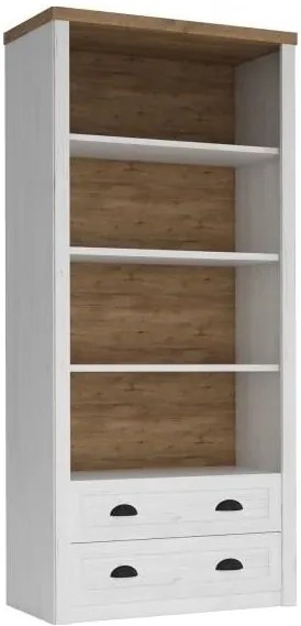 Regál PROVENCE R2, sosna andersen/lefkas ciemny