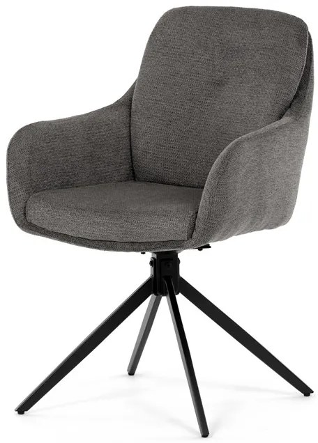 Autronic BONTEC Jedálenská stolička, sivá, látka, DCH-P3174 GREY2 Farba: Šedá