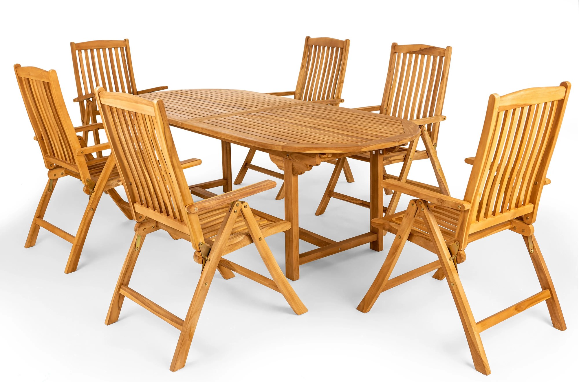 Doppler TAMAN DORSET FSC®, rozkladací stôl 240/300, 6+1