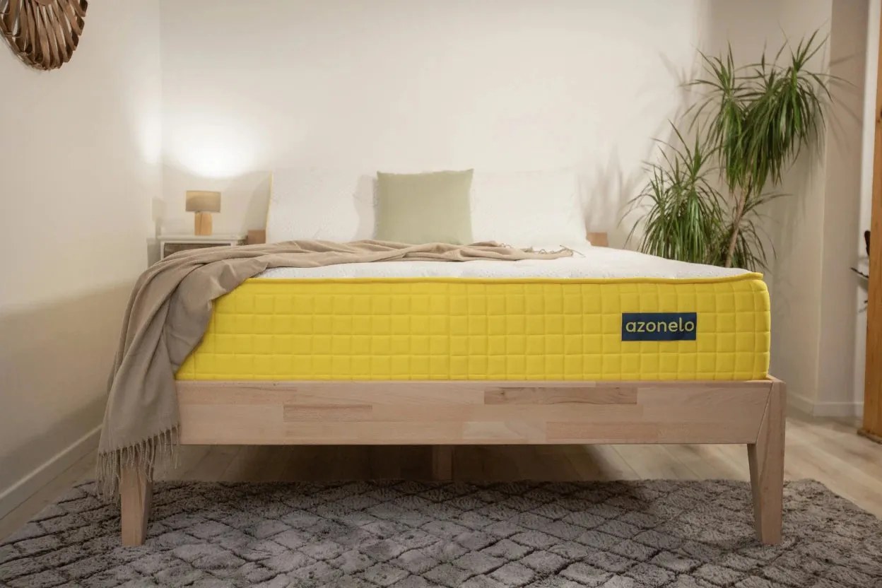 Vysoký ortopedický matrac s pamäťovou penou 90x200 cm / 30 cm Cloud - poťah s hodvábom