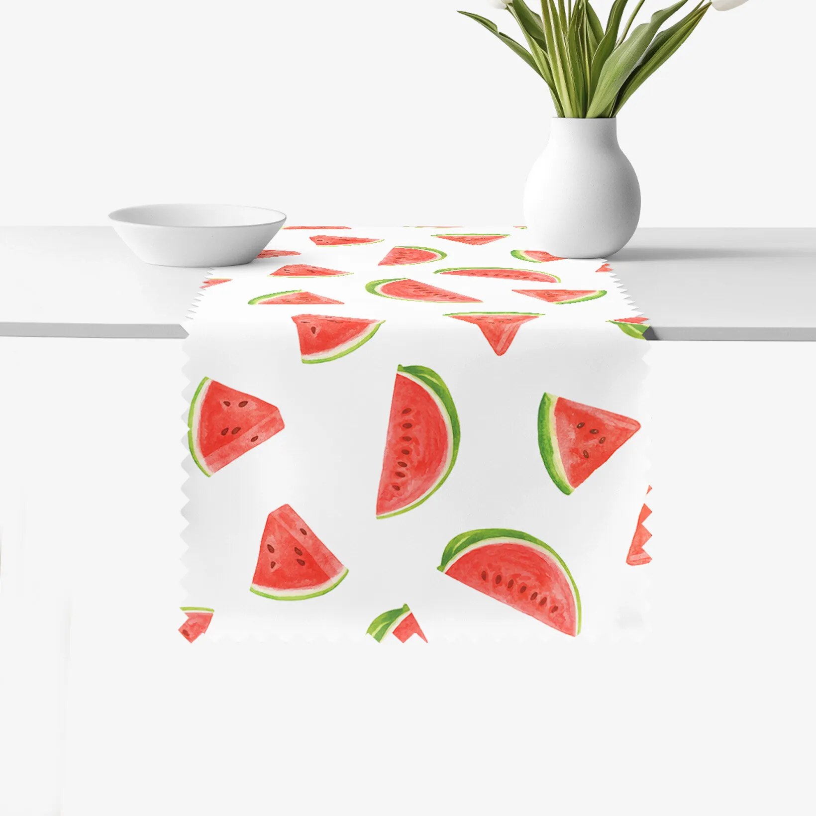 Goldea behúň na stôl teflónový - svieže melóny 20x120 cm
