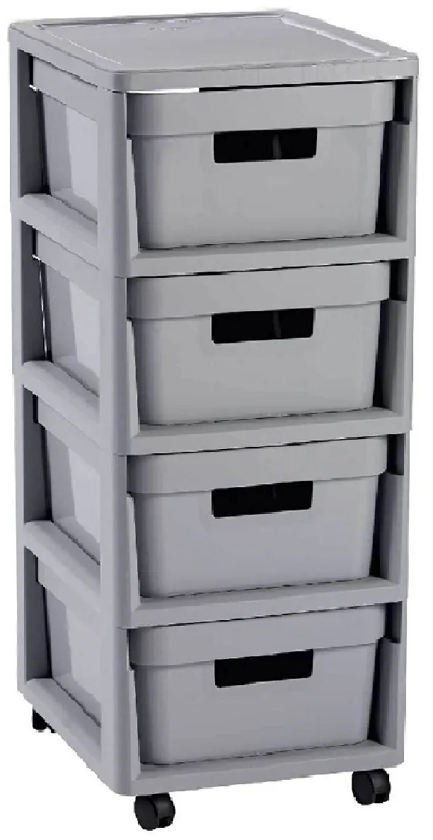 Curver Šuplíky INFINITY 4x11L šedej