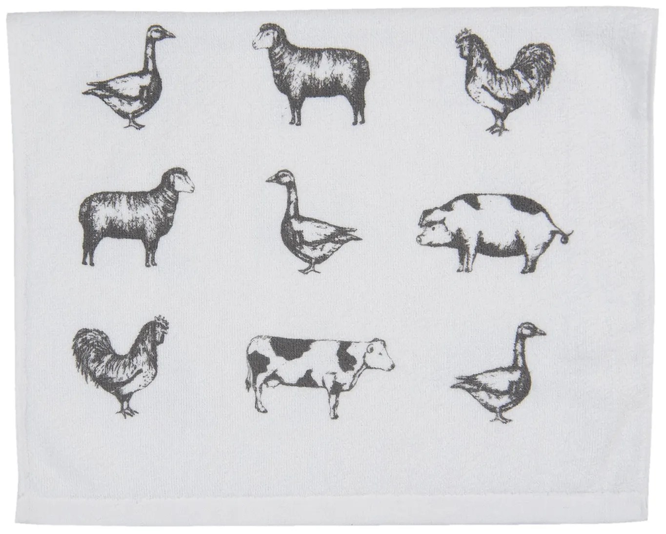 Kuchynský froté uterák Country Life Animals - 40 * 66 cm