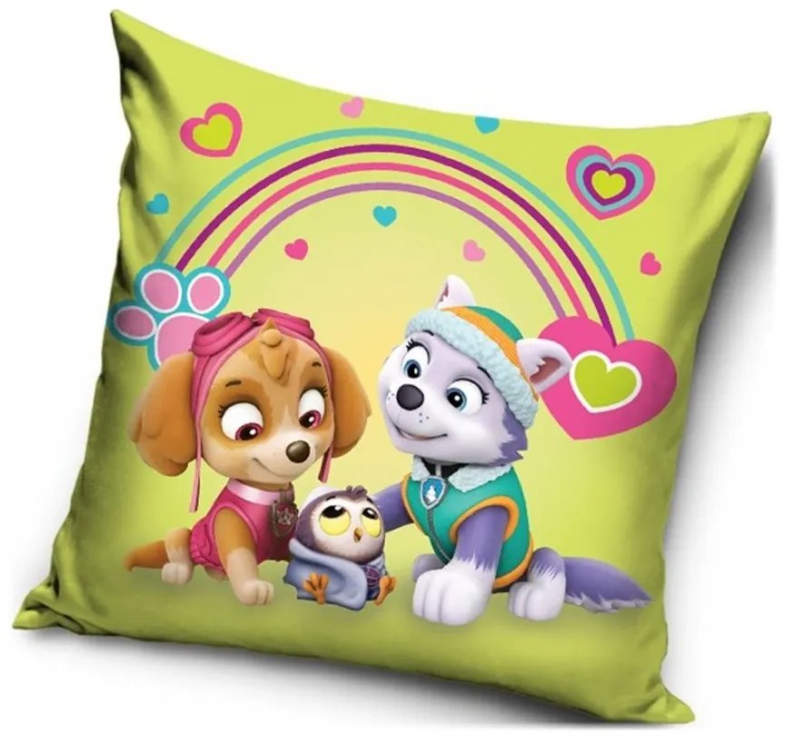 Vankúš Labková patrola - Paw Patrol - motív Nové priateľstvo - 40 x 40 cm