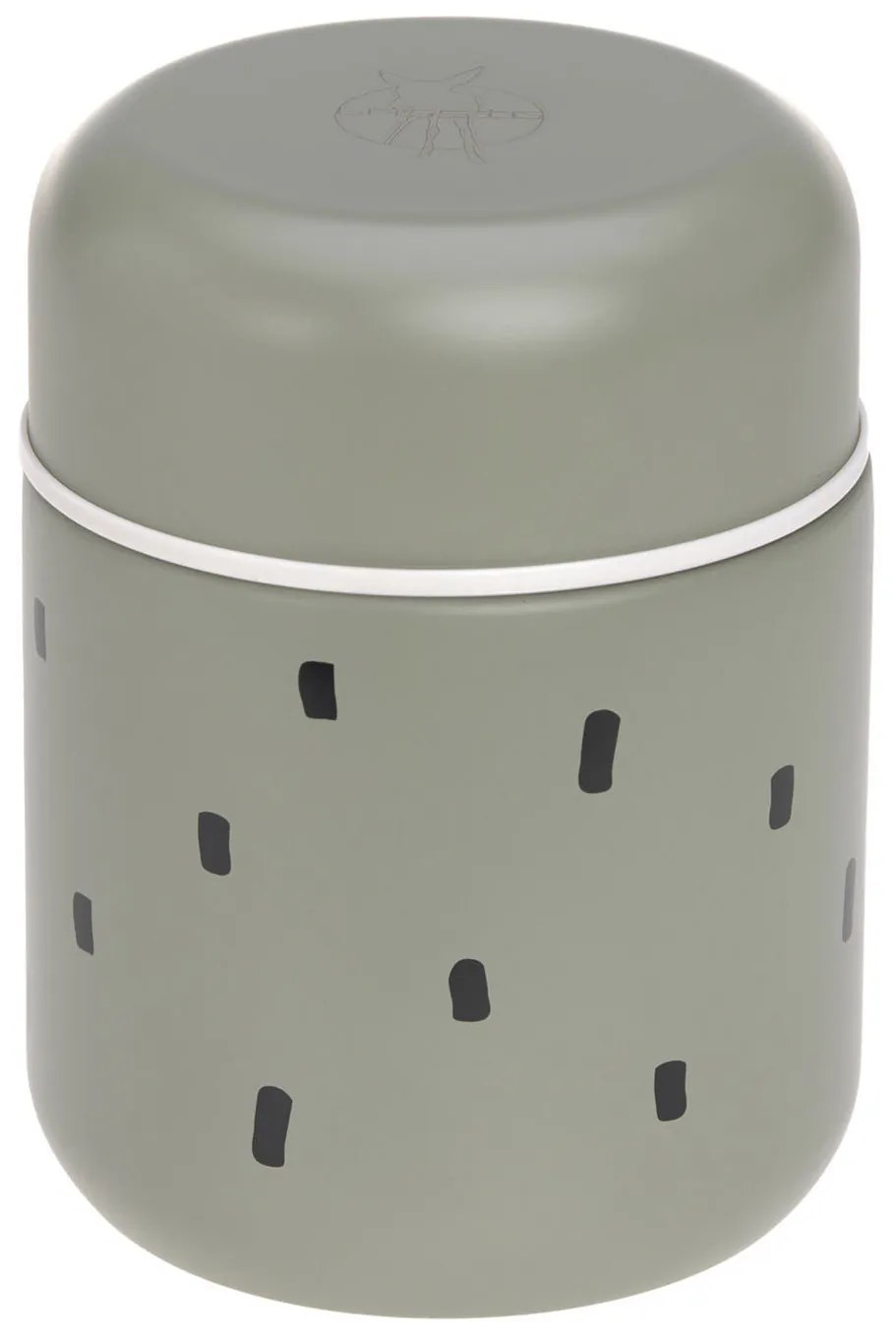 Termoska na jedlo - Happy Prints light olive