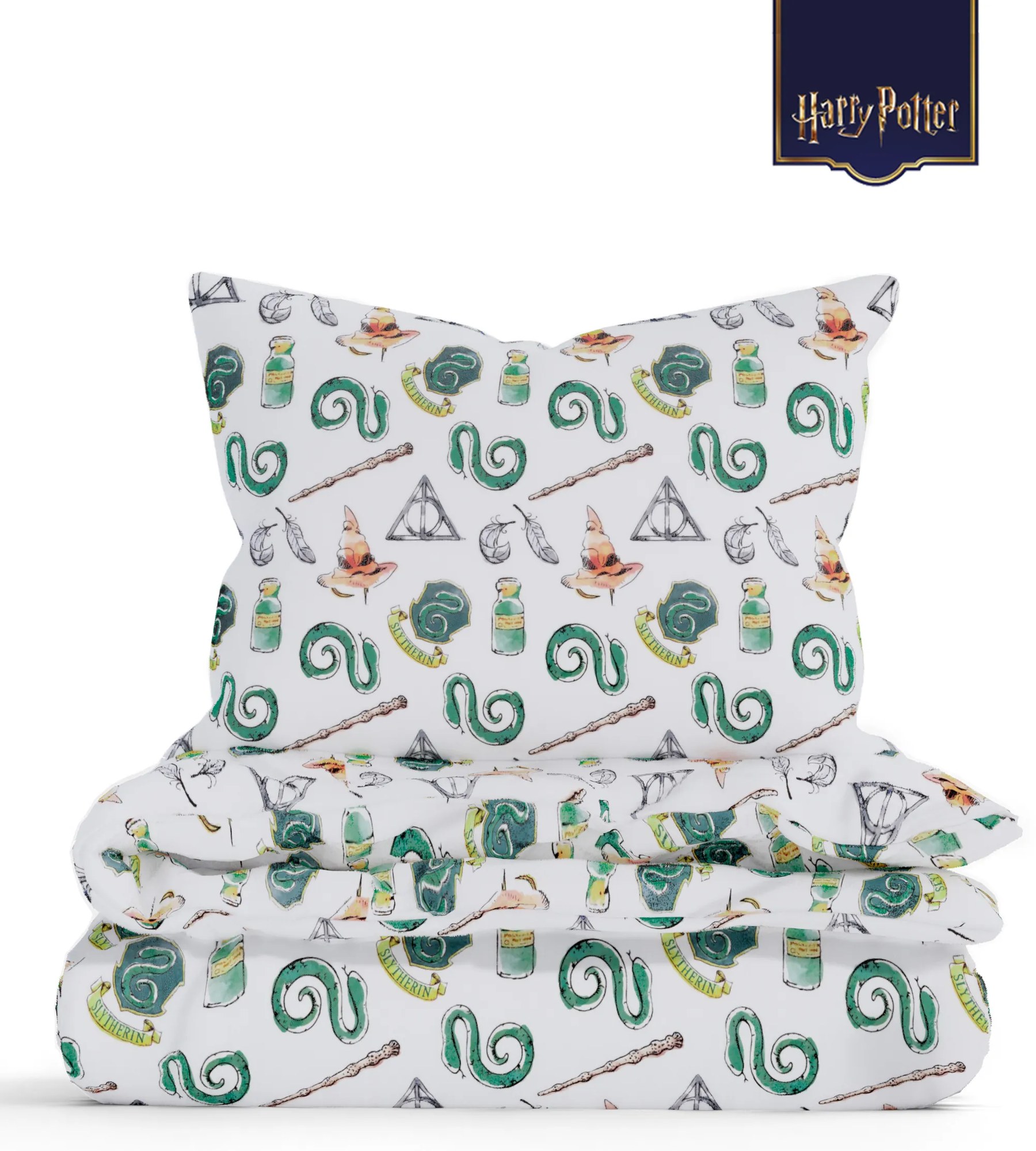 Obliečky mikroplyš Harry Potter - Slizolin