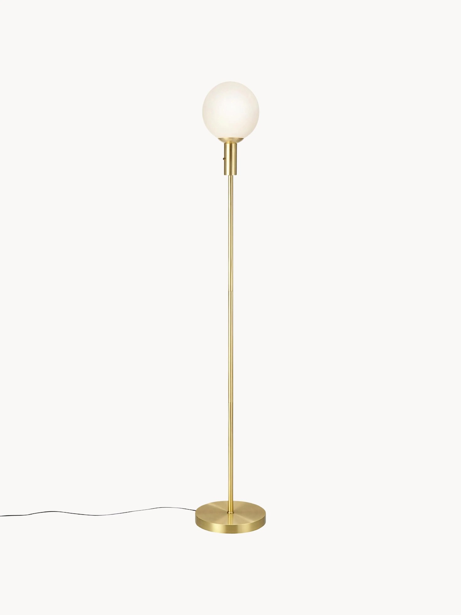 Stojacia lampa z opálového skla Minna