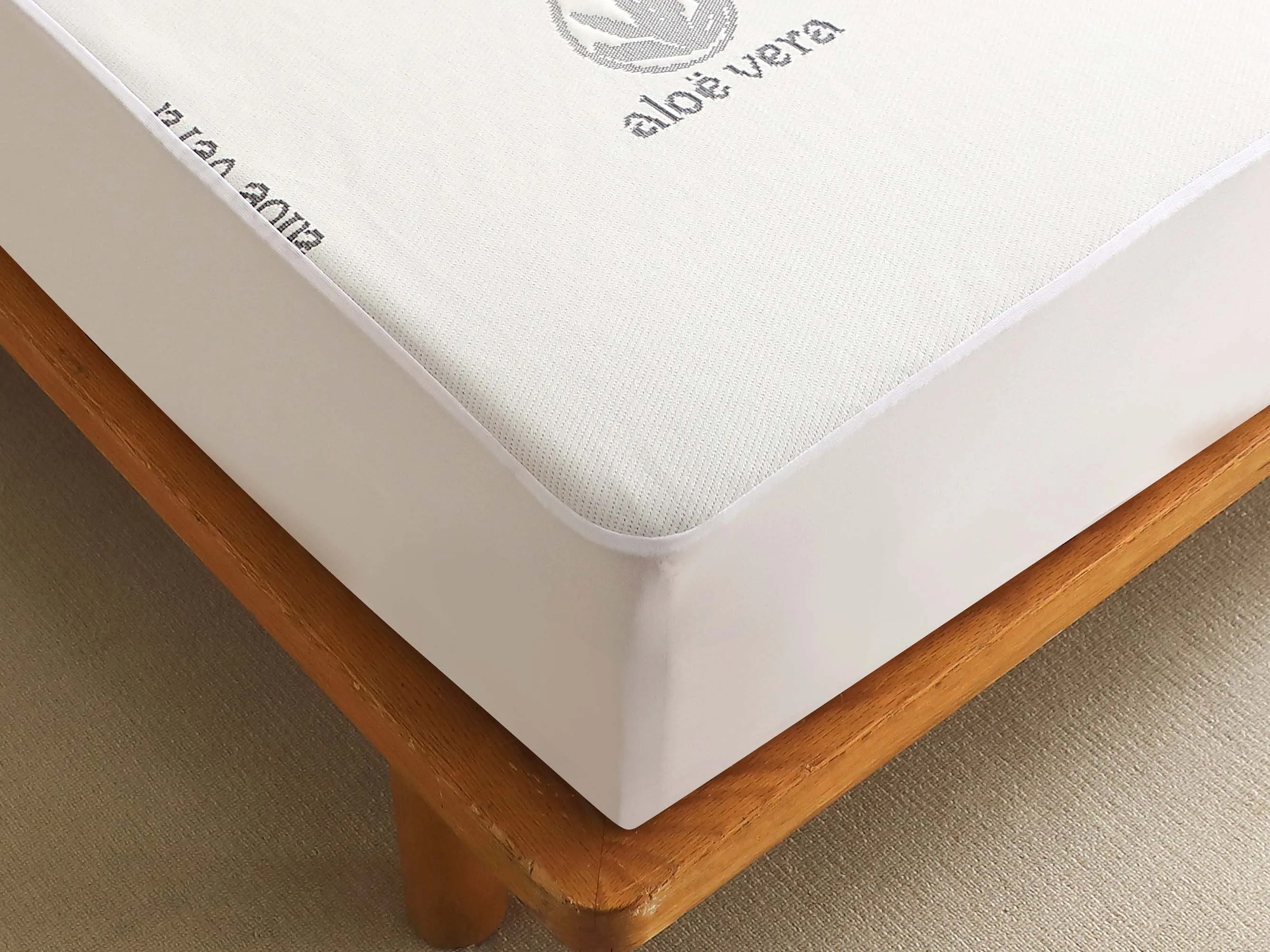 XPOSE® Aloe Vera chránič matraca PREMIUM - biely 120x200 cm