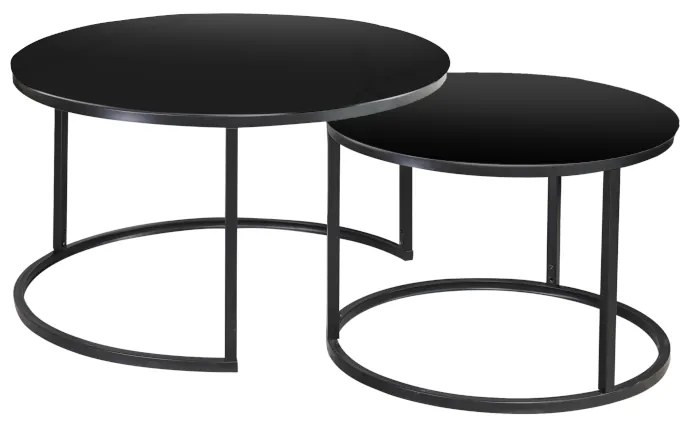 Konferenčný stolík Atlanta D, čierna