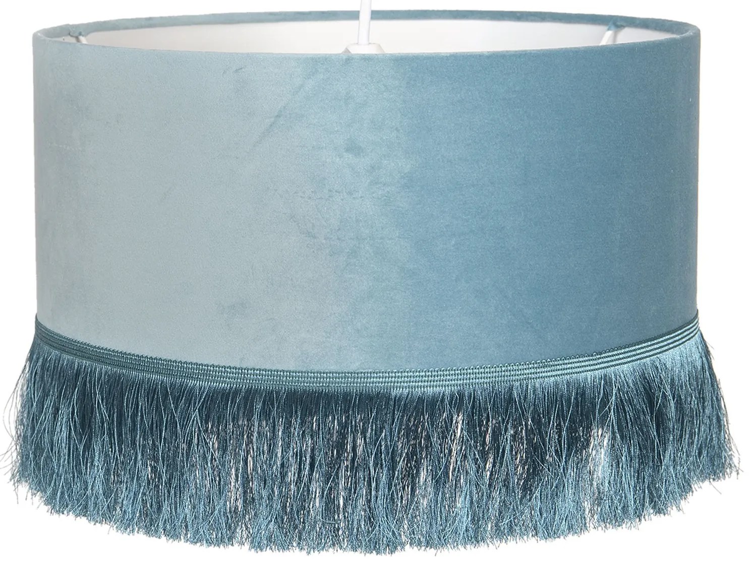 Modré závesné svetlo Thierri - Ø 35*25 cm / E27