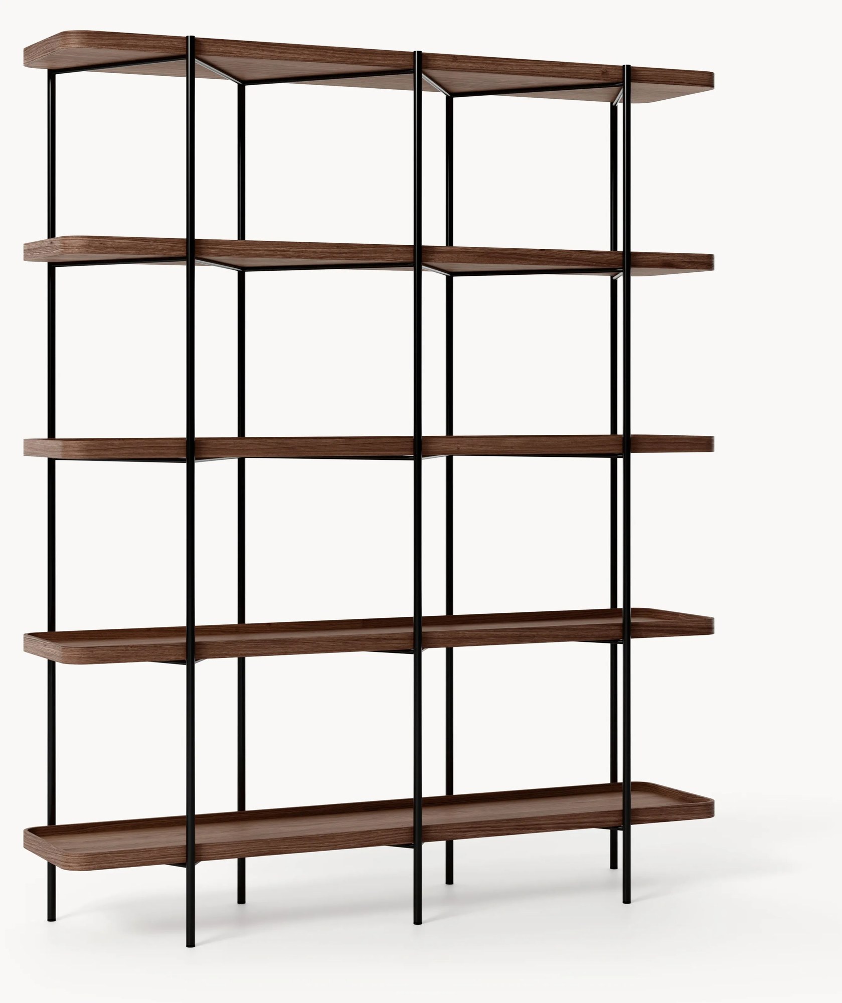 Veľký drevený regál Renee