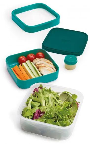 Salad box JOSEPH JOSEPH GoEat, 400/700/20 ml, modrozelený