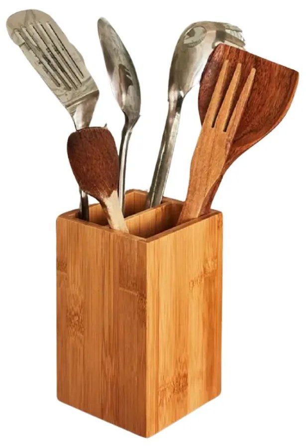 Stojan na nože a varešky s 2 priehradkami DELI