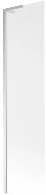 Mexen Next L, 1-krídlová vaňová zástena 50 x 150 cm, 6mm sklo námraza, chrómový profil, 895-050-000-03-30-01