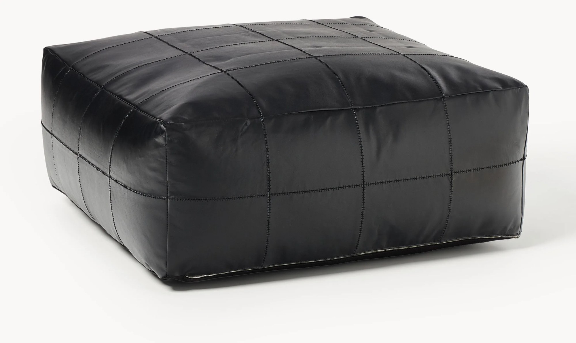 Ručne vyrobený kožený sedací vankúš Raven