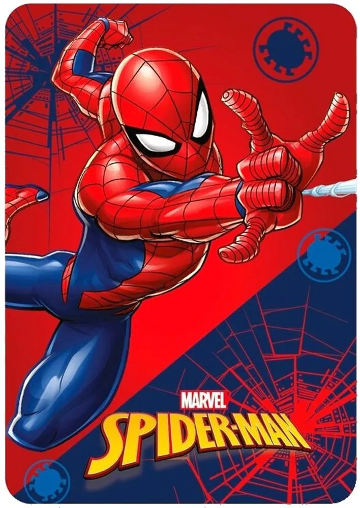 Detská flísová deka Spiderman - MARVEL - 100 x 140 cm