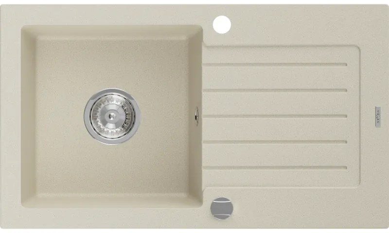 Mexen Pablo - drez granitový 75,2x43,6cm, 1-komorový, béžová, 6510751010-69